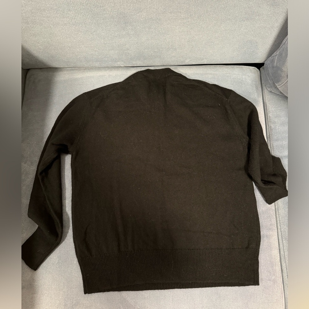 Muji 100% wool sweater black only wear once - Picture 2 of 3